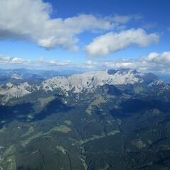 Flugwegposition um 14:03:08: Aufgenommen in der Nähe von Gemeinde Annaberg-Lungötz, Österreich in 2724 Meter